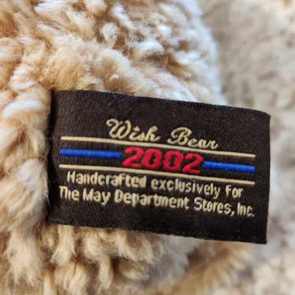 Teddy Bear Plush 2002 Limited Edition Wish Bear 100th Anniversary Of The Teddy B - Picture 3 of 4